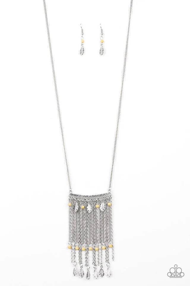 On The Fly - YELLOW  Necklace