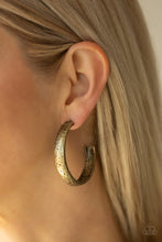 Load image into Gallery viewer, Rustic Revolution - brass  Earring
