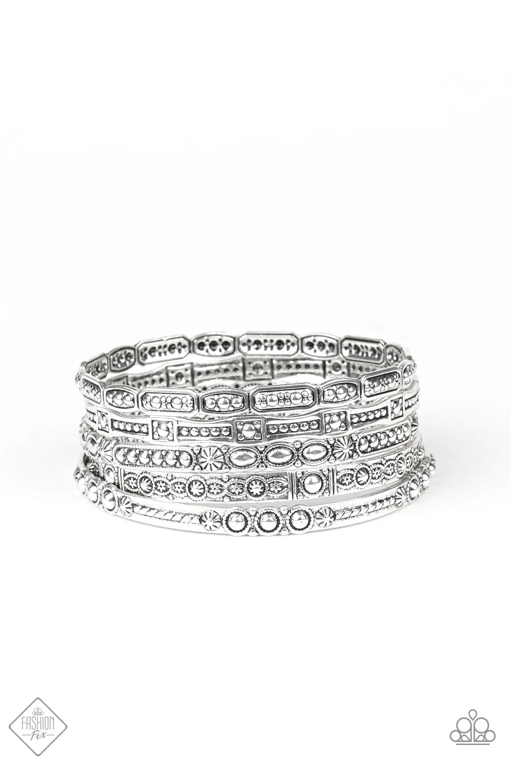 Tribal Tycon- Silver Bracelet