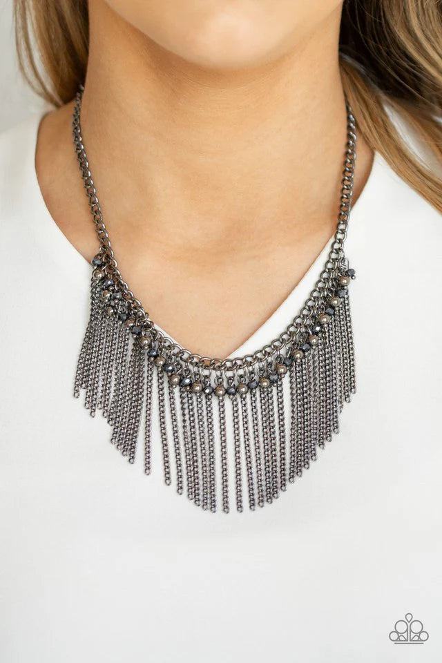 Divinely Diva -  Black Necklace