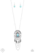 Load image into Gallery viewer, Desert Culture-BLUE Necklace &amp; Sure Thing Chief Earrings SET SOLD TOGETHER
