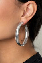 Load image into Gallery viewer, Bevel In It -SILVER  EARRINGS
