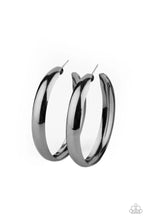 Load image into Gallery viewer, Bevel In It -Black  EARRINGS
