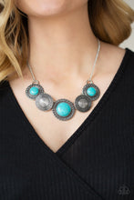 Load image into Gallery viewer, Canyon Cottage   - Blue  Necklace
