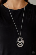 Load image into Gallery viewer, Renegade Rippeles- Silver  Necklace
