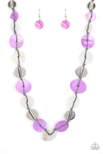Load image into Gallery viewer, Seashore Spa   - Purple  Necklace
