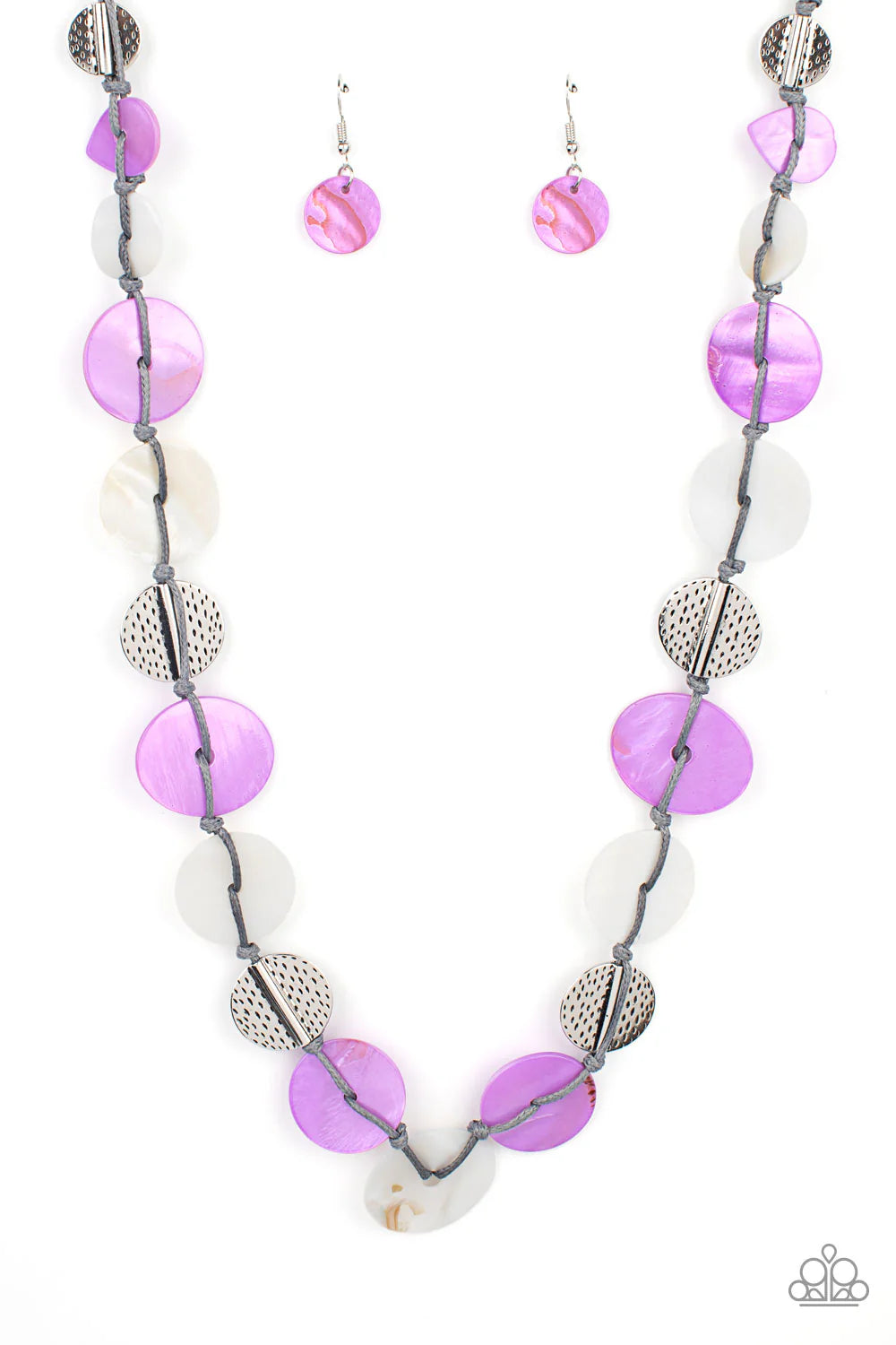 Seashore Spa   - Purple  Necklace