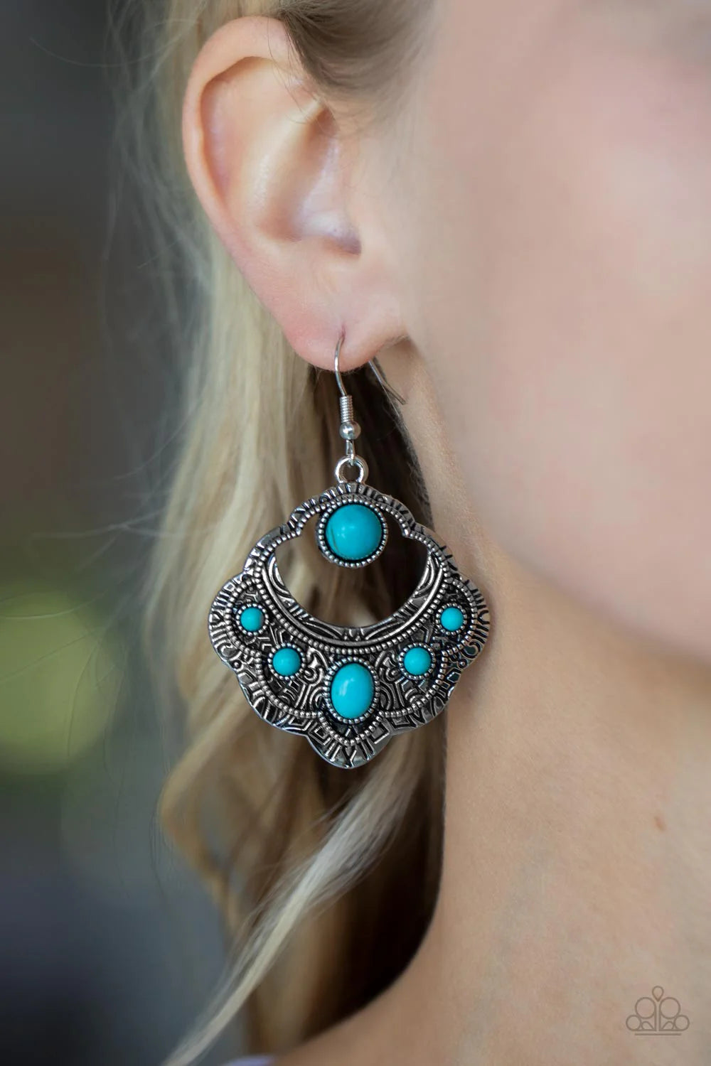 Saguaro Sunset -  BLUE Earring (Copy)