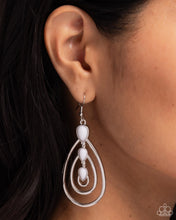 Load image into Gallery viewer, Sweat and Tiers - WHITE  Earrings
