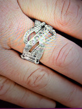 Load image into Gallery viewer, Flirting with Sparkle-White Ring
