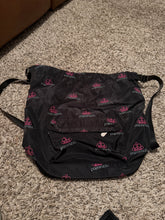 Load image into Gallery viewer, Paparazzi black day backpack-----drawstring
