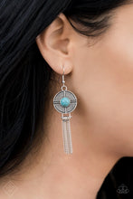Load image into Gallery viewer, Desert Voyage-  BLUE Earring
