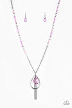 Load image into Gallery viewer, Teardroppin Tassels - Pink Necklace
