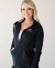 Load image into Gallery viewer, Paparzzi Athletic Jacket- -BLACK size 3XL
