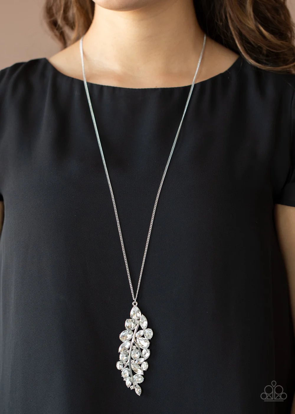 Take A Final Bough - White Necklace - LIFE OF PARTY EXCLUSIVE