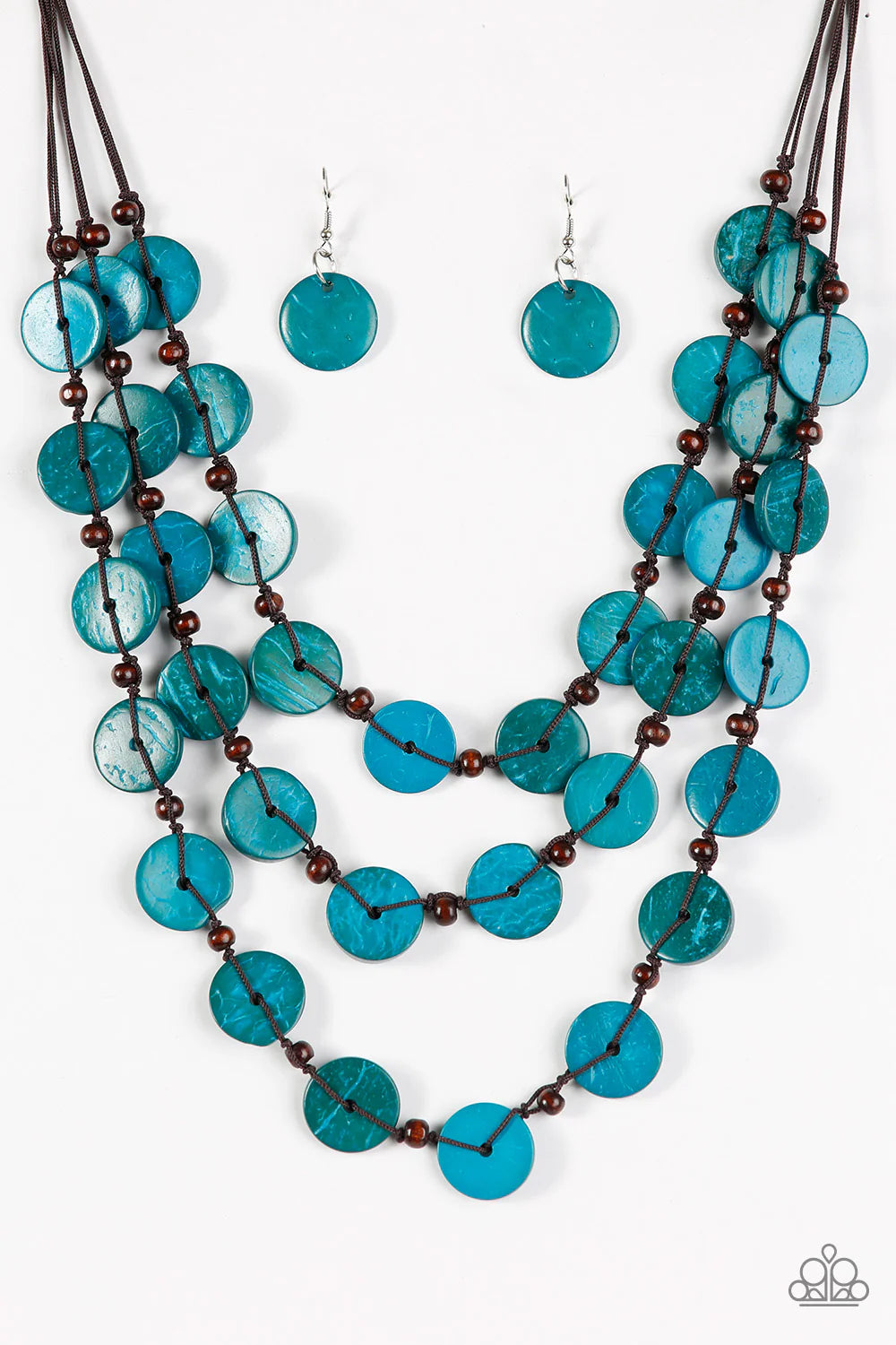 Tiki Tango  - Blue Necklace