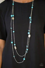 Load image into Gallery viewer, Hitting A Glow Point -Blue Necklace &amp; Blue Bracelet  SET SOLD TOGETHER
