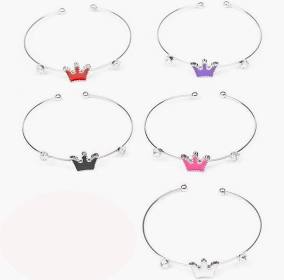 Lil Diva's (kids) CROWN  cuff bracelet ***4 for 1***