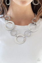 Load image into Gallery viewer, Ringed in Radiance   -  SILVER Necklace
