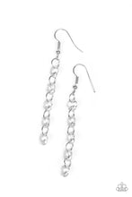 Load image into Gallery viewer, Trickle Down Effect -  WHITE  Earrings
