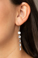 Load image into Gallery viewer, Trickle Down Effect -  WHITE  Earrings

