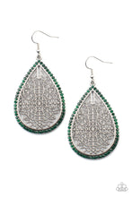 Load image into Gallery viewer, Fleur de Fantasy  - GREEN Earring
