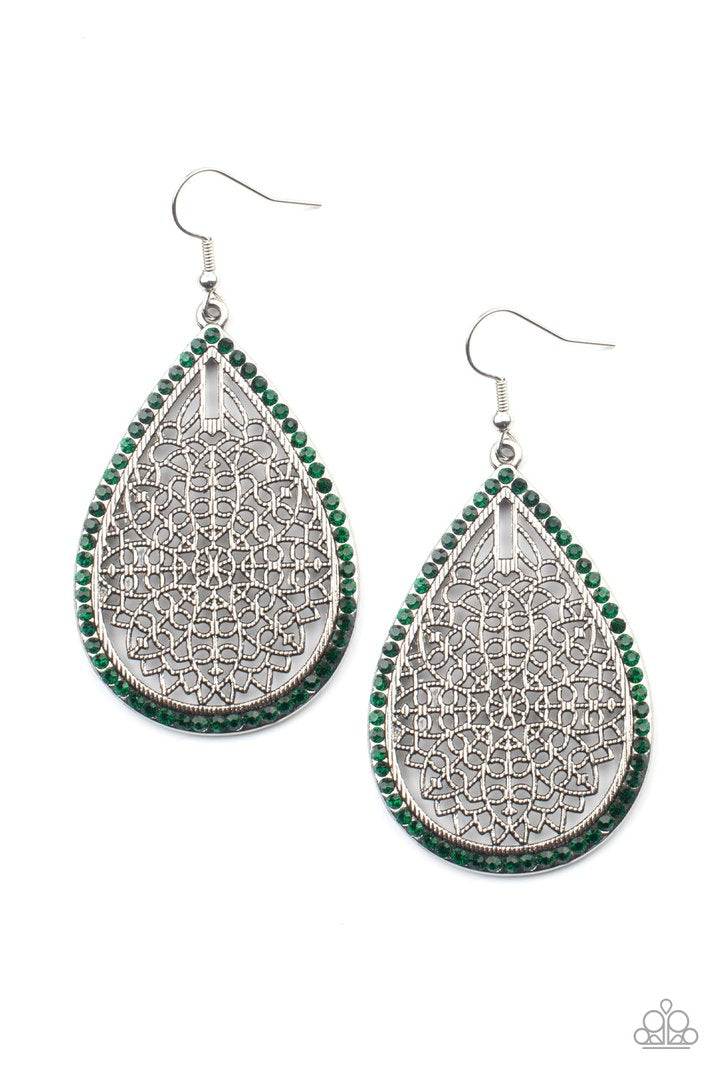 Fleur de Fantasy  - GREEN Earring