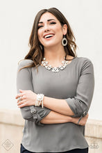 Load image into Gallery viewer, Pearly Poise -WHITE Earrings

