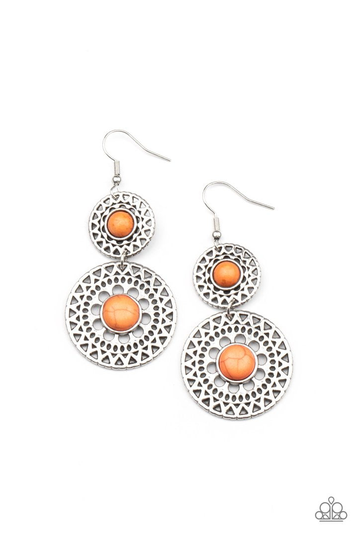 Sunny Sahara   - Orange  Earring