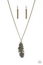 Load image into Gallery viewer, Free Bird  - BRASS  Necklace
