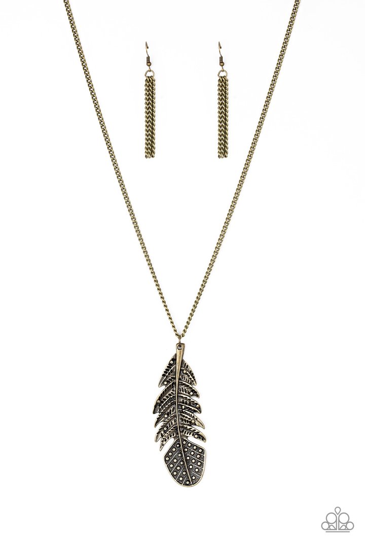 Free Bird  - BRASS  Necklace