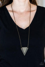 Load image into Gallery viewer, Ancient Arrow  - BRASS Necklace
