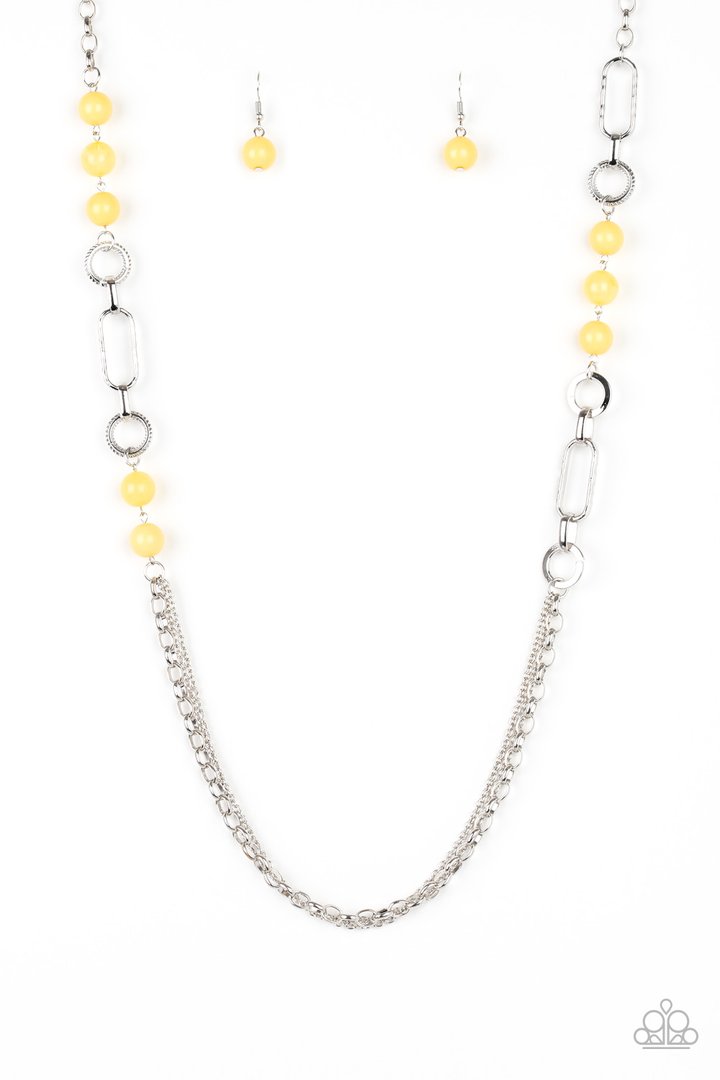Cache Me Out  -  YELLOW  Necklace