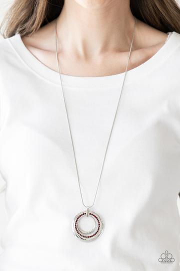 Gather Around Gorgeous- RED  Necklace