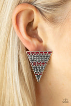 Load image into Gallery viewer, TERRA TRICOLOR- RED earrings
