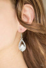 Load image into Gallery viewer, GATSBY GRANDEUR--WHITE EARRINGS
