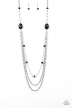 Load image into Gallery viewer, Dare To Dazzle  - Black Necklace

