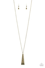 Load image into Gallery viewer, Prized Pendulum  - BRASS Necklace
