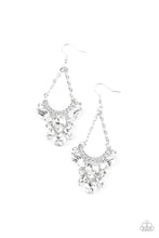 Load image into Gallery viewer, Bling Bouquets - White Earrings
