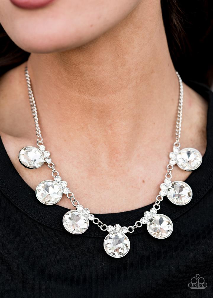 Glow Getter Glamour - WHITE Necklace