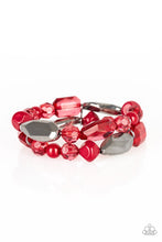 Load image into Gallery viewer, Rockin&#39; Rock Candy  - RED Bracelet
