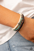 Load image into Gallery viewer, Timber Trail  - BLUE BRACELET
