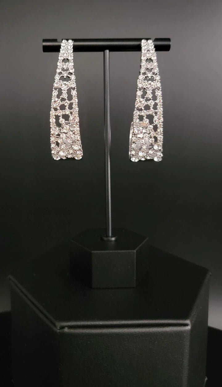 Cold As Ice  -White  Earring