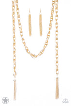Load image into Gallery viewer, Scarfed for Attention- Gold necklace
