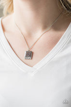Load image into Gallery viewer, Back To Square One   -  SILVER Necklace
