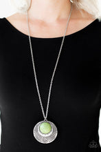 Load image into Gallery viewer, Medallion Meadow  -GREEN  Necklace
