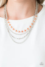 Load image into Gallery viewer, Extravagant Elegance  - ORANGE Necklace
