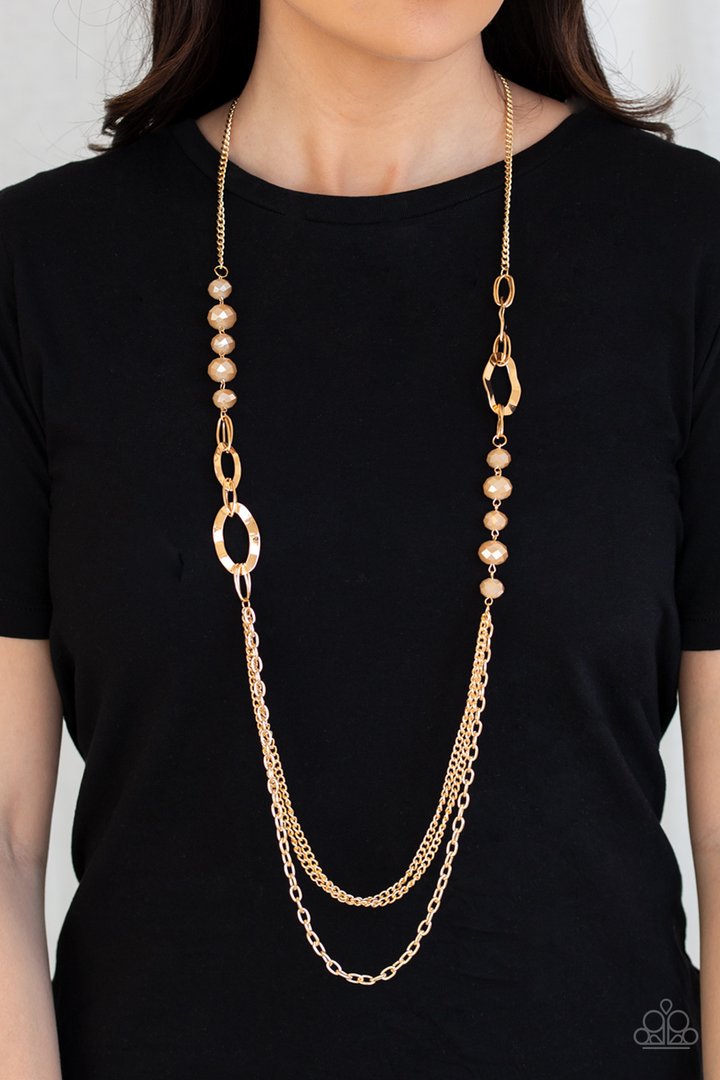 Modern Girl Glam - GOLD  NECKLACE