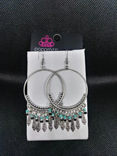 Load image into Gallery viewer, Floral Serenity - Multi/Blue Earring
