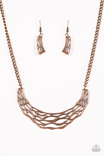 Load image into Gallery viewer, Fashionably Fractured  - COPPER   Necklace
